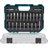 Makita Juego de fresas de 8 mm, 22 piezas, D-74784