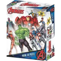 PRIME 3D Rompecabezas De Los Vengadores De Marvel 200 Piezas
