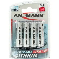 Ansmann 1x4 Pilas Aa Lr6 De Litio Extremo