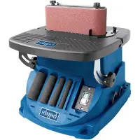 Scheppach Lijadora oscilante de mandril OSM600 | Máquina de lijado de mandril | Potencia: 450W | Carrera de oscilación: 16mm | Velocidad: 2000 rpm | Incluye accesorios