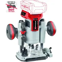 Einhell Fresa de sobremesa inalámbrica profesional TP-RO 18 Li BL - Solo, 18 voltios (roja, sin batería ni cargador)