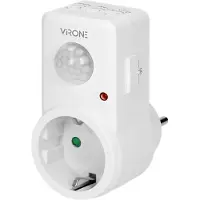 Enzo Dispositivo con sensor de movimiento, máximo 1200W, 230VAC, IP20
