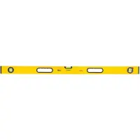 Topex Nivel de aluminio, modelo 600, 100 cm, con 3 ampolletas
