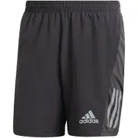 Adidas adidasPantalón corto Own the Run S - 13cm Grey Six / Reflective Silver Hombre