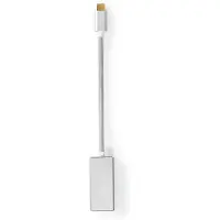 Nedis Cctb64450al02 Cable Adaptador Usb-c A Displayport F Usb 3.2 Gen 1 Chapado Y Trenzado Oro 0.2 M