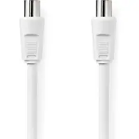 Nedis Cable Coaxial Csgp40000wt250 Iec Coaxial M-h 90db 75 Ohmios Doble Blindaje Niquelado 25 M