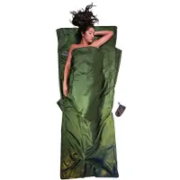 Cocoon - TravelSheet Silk - Saco de dormir de viaje size 220 x 90 cm, verde