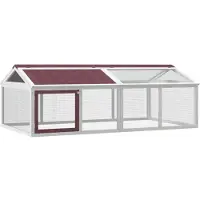 vidaXL Jaula para animales de paseo, color moka, 200x112,5x74 cm, madera maciza de pino