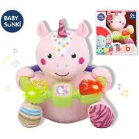 Reig Musicales Unicornio Musical Con Luces Y Actividades Teddy 20 Cm