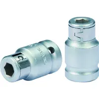 Ks Tools 911.4351: Adaptador para puntas de 1/2", 1/2 x 5/16", 38 mm, acabado cromado satinado