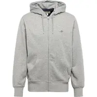 Gant Sudadera con cremallera gris moteado