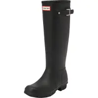 Hunter para mujer. WFT2353RMA Botas ORG Tall negro (37), Plano, Ninguno, Casual, outlet 2026.