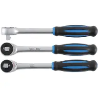 Bgs 107: Llave de trinquete con mango giratorio, 12,5 (1/2")