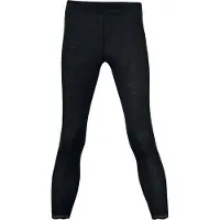 Engel - Women's Leggings with Lace - Ropa interior merino size 34/36, negro