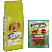 Purina Dog Chow Adult, para perros adultos, tamaño mediano (11 - 25 kg), con pollo, 14 kg