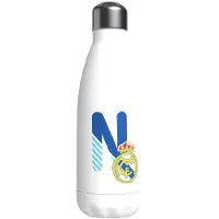Real Madrid Botella Personalizada Con La Letra N Acero Inoxidable 550ml