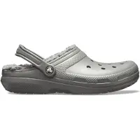 Crocs Zuecos CLASSIC LINED CLOG mujer - Gris - 38 / 39