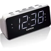 Lenco Radio Despertador Cr-18 White