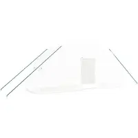 vidaXL Invernadero con estructura de acero, color blanco, 12 m², dimensiones 6x2x2,85 m