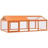 vidaXL Jaula para animales marrón, 200x112,5x74 cm, madera maciza de pino