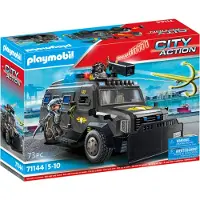 Playmobil Juego De Construcción De Vehículos Todoterreno De Las Fuerzas Especiales