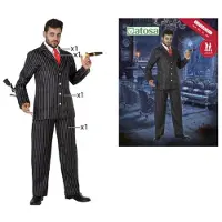 Atosa Disfraz De Hombre Ganster/ghost