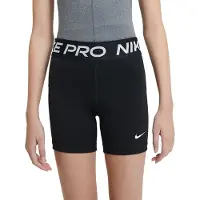 Nike - Girl's Pro Shorts - Pantalones cortos de running size M, negro
