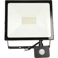 ORNO Faro LED ALLED con sensor de movimiento PIR, 50W, 4000K, 2300 lúmenes, IP44, color