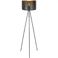 Globo Lighting Lámpara de pie Globo, metal negro, 1 x E27
