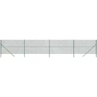 vidaXL Valla de alambre verde, 1,6 x 10 metros
