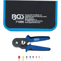 Bgs Alicates crimpado terminales 0,25-10 mm² CASQUILLOS 0,25-10 MM
