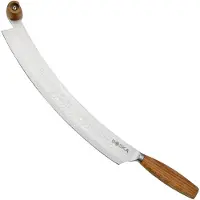 Boska Oslo+ 320541 Cuchillo para pizza y queso, madera, 31 cm