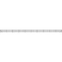 vidaXL Valla de malla con base anclada, color verde, 0,8 x 25 metros
