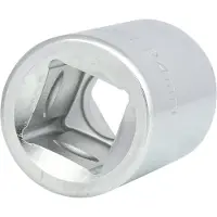 Ks Tools 911.3424, Llave de vaso, 3/4", métrica, de 2 puntas, 24 mm, acero cromo vanadio