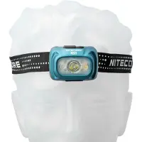 Nitecore NU31-BL Chill Blue, linterna frontal recargable, 550 lúmenes