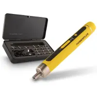 Powerplus POWX00416, juego de destornilladores de precisión de 4V, color dorado. Golden, talla única