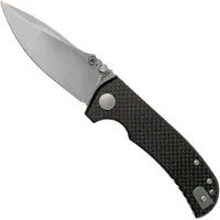 Spartan Blades Navaja Astor Carbon Fiber Black G10