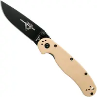 Ontario Navaja RAT-2 D2, negro, desert tan