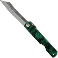 Higonokami Navaja Blue Paper Steel Jade