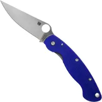 Spyderco Navaja Military CPM S110V Dark Blue G-10