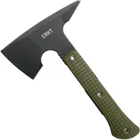 CRKT CR-2726 JENNY WREN compacto, hacha/segur verde de 510 g, color verde, con funda