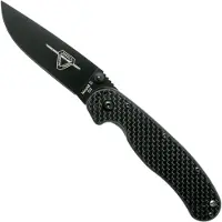 Ontario Navaja RAT-2 D2 Carbon Fibre CF, negro
