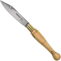 Nontron No. 30 Turning Ferrule, Boxwood, forma de bola NN30BO navaja