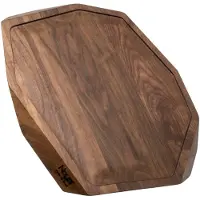 Noyer tabla de cortar madera de nogal con corte, 37x32 cm