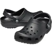 Crocs - Classic - Sandalias size M11, gris/negro