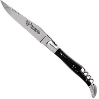 Laguiole En Aubrac 12cm navaja con sacacorcho, de cuerno de búfalo L0312BUI-FSI1