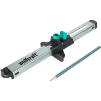 Wolfcraft GmbH 6952000, Negro, Acero inoxidable, 320 mm, 80 mm, 5,5 cm, 1 unidad, Europa