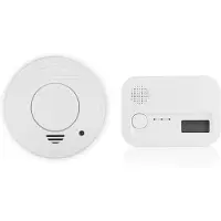 Smartwares FSE-19204, 40 m², 85 dB, blanco, con batería, 4,5 V