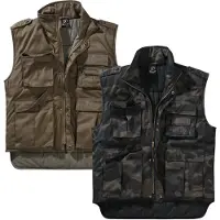 Brandit Chaleco 'Ranger' marrón claro / gris / pino