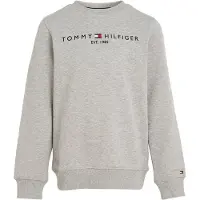 Tommy Hilfiger Sudadera azul noche / gris moteado / rojo / blanco